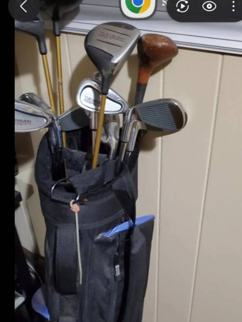 Turnburry Black & Silver Golf Club Set - 9-Piece Home Storage & Organization